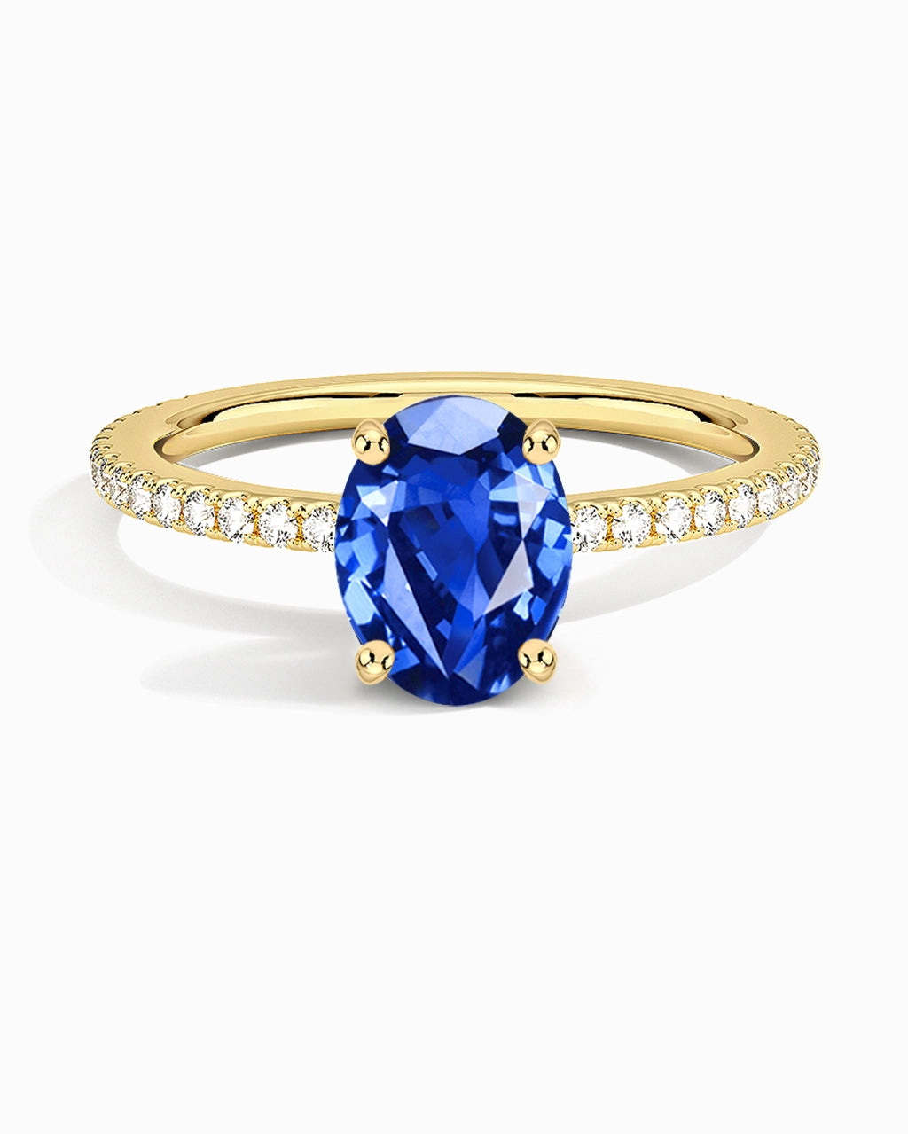 Lab Sapphire Ring