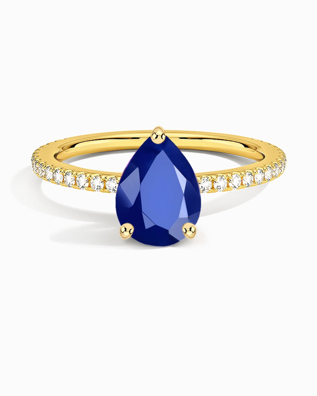 Teardrop Sapphire Ring