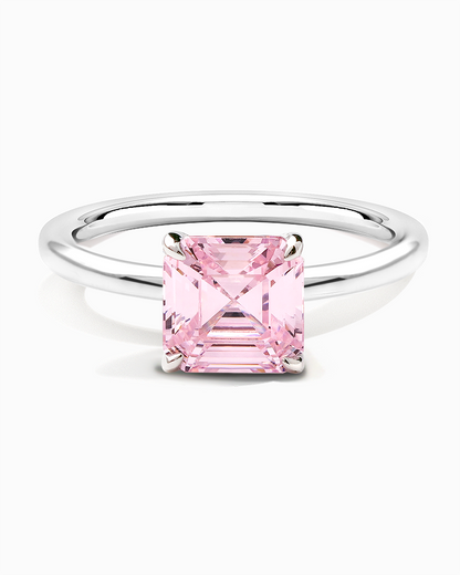 Pink Cubic Zirconia Ring