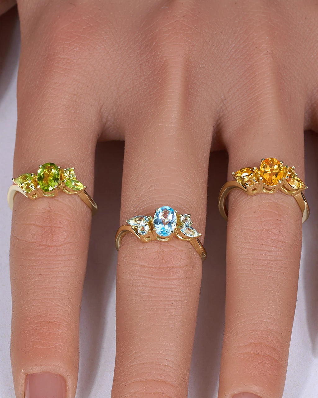 Blossom Ring-Peridot